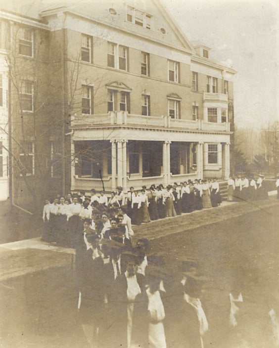 WRU College for Women commencement 1890s