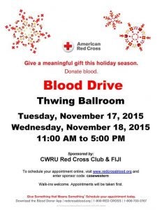 Blood Drive flyer