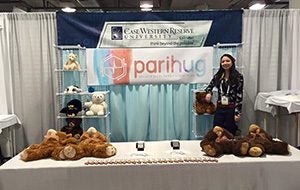 Xyla Foxlin's Parihug booth at CES