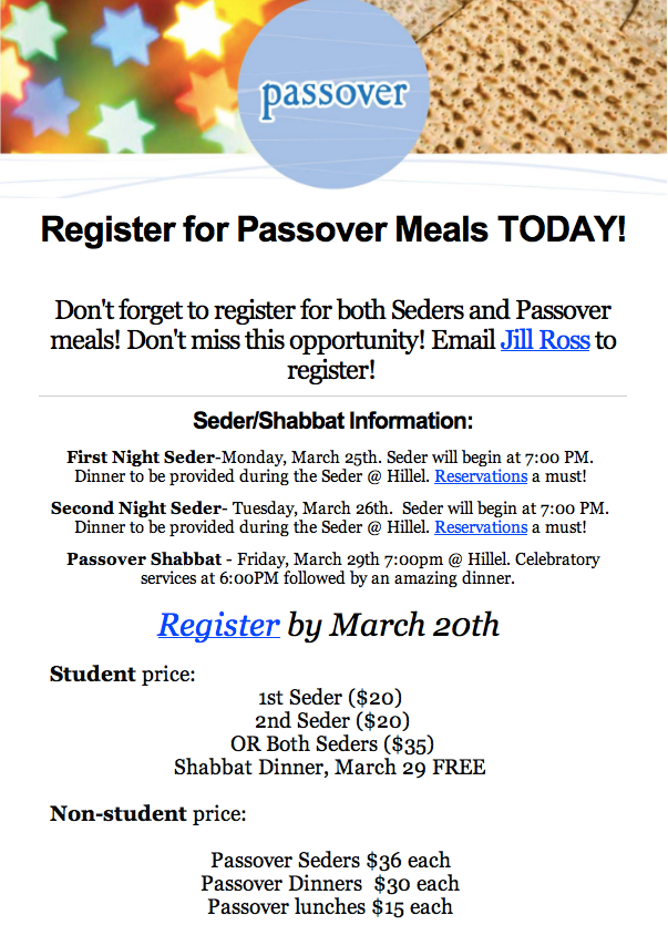 Passover Seder