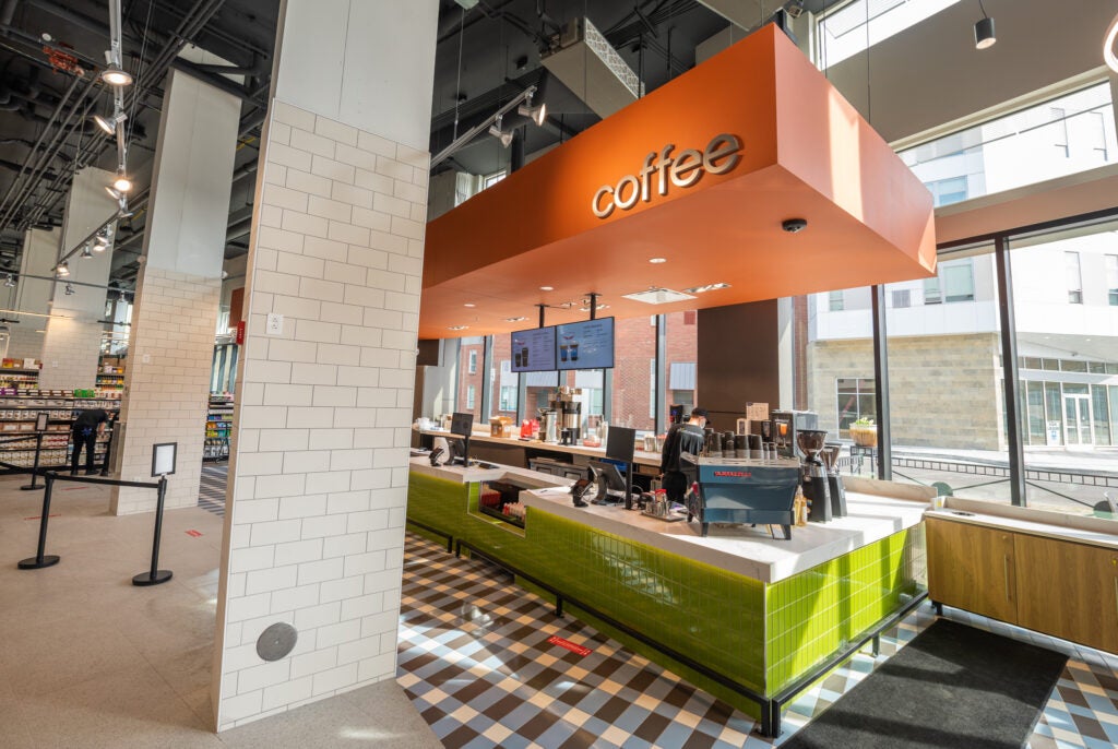 Photo of interior of the new Plum Market in Uptown.