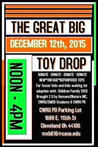 The Great Big Toy Drop flyer