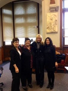 Photo of Miriam Levin, Rula Quawas, Erin Dweik and Cheryl Toman