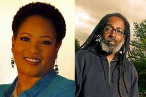 Headshots of Monica White from University of Wisconsin-Madison and Malik Yakini from Detroit Black Community Food Security Network