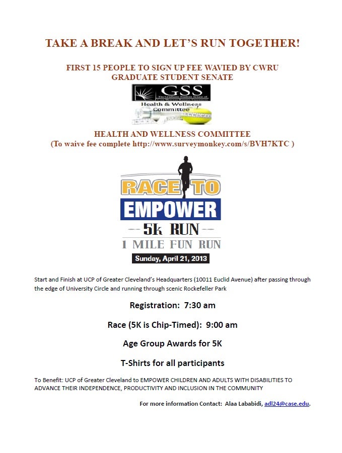 Flier for Race to Empower
