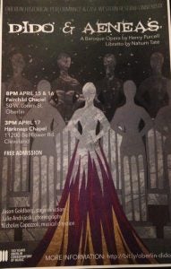 Henry Purcell performance flyer