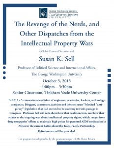 “The Revenge of the Nerds, and Other Dispatches from the Intellectual Property Wars" flyer