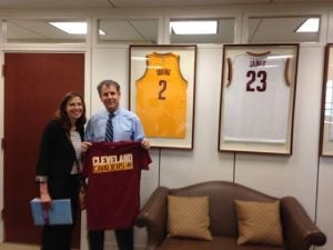 Lynn Ulatowski with Sherrod Brown