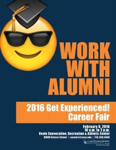 Get Experienced! Career Fair flyer