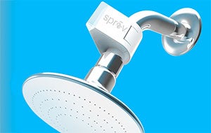 Sprav on a shower head
