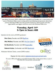 tech event flyer