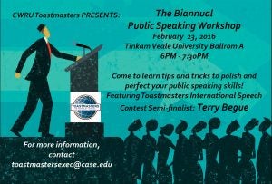 Toastmasters Club workshop flyer