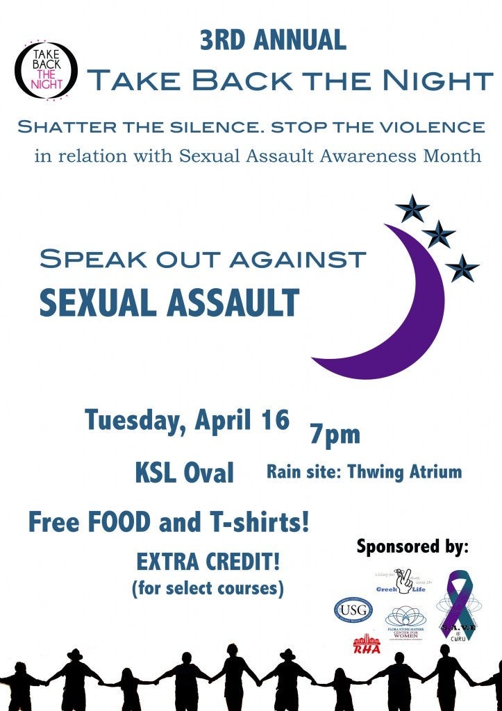 take-back-the-night-flier Take Back the Night at CWRU flier