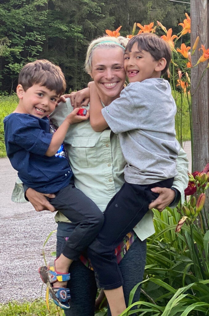 Photo of Tiffany Betras and her sons