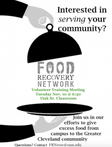 Food Recovery Network flyer