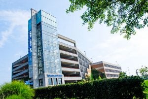 Veale Center parking garage CWRU