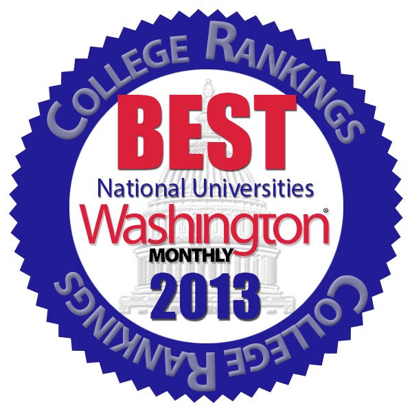 Washington Monthly best colleges logo