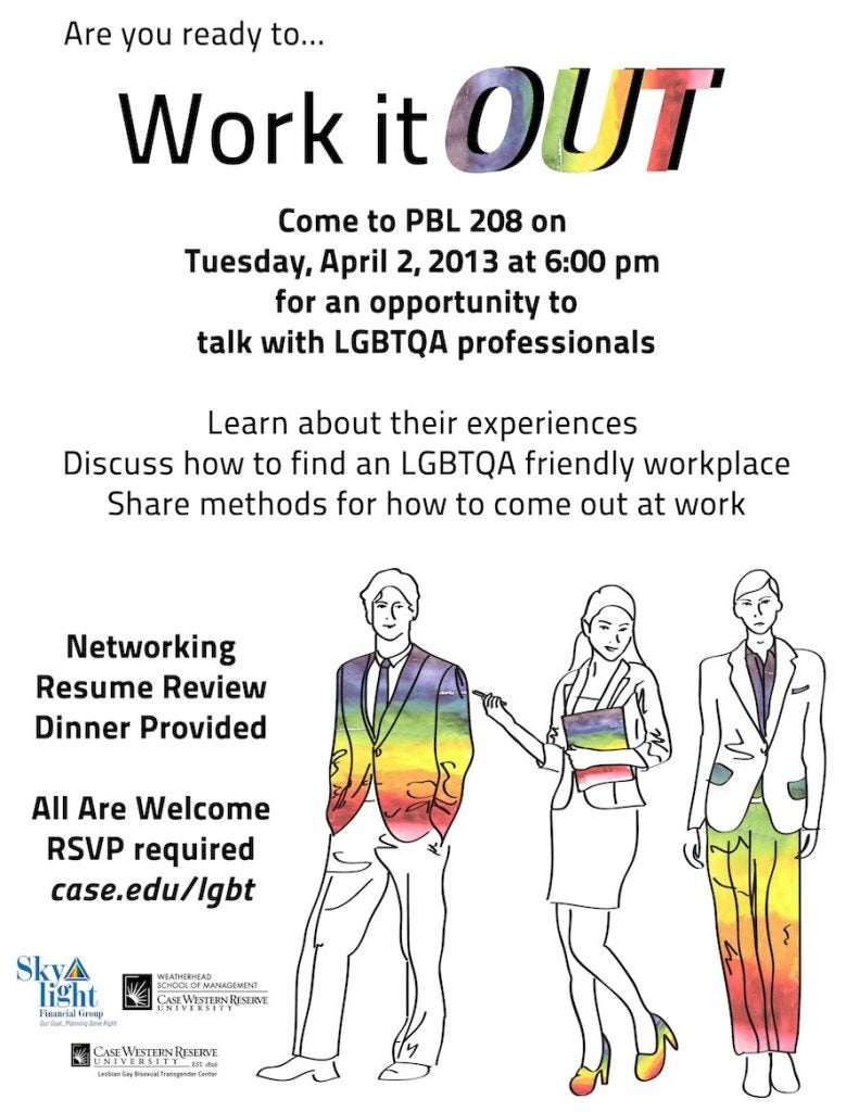 Work It Out CWRU flier