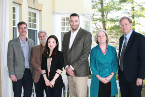 Group picture of faculty writing award winners