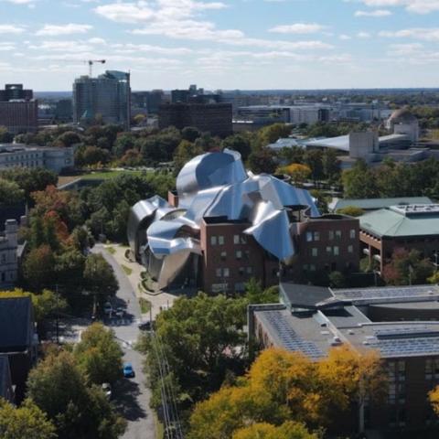 aerial of CWRU