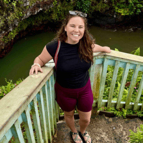 Maddie McDaniel in American Samoa
