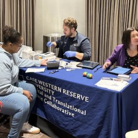 CTSC health screenings at a community event