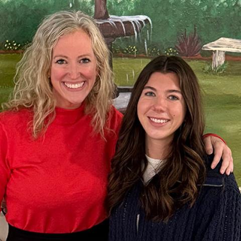 Photo of Nicole Parker and Hallie McLaughlin