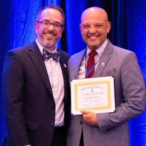 João Maia elected as Society of Rheology fellow.