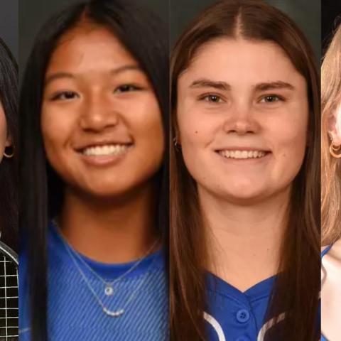 Compilation image of Katalina Wang, Jamie Goldfarb, Karen Potts and Claire Kozma.