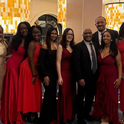 Members of the Black Law Student Association (BLSA) Mock Trial Team