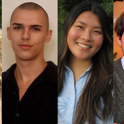 Photos of Quinn Watercutter, Filip Goshevski, Nora Collins and Theo Borchert-Isaacs.=