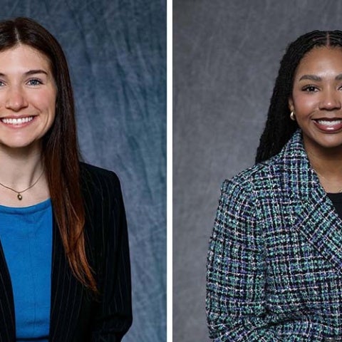 Kaylara Benfield and Jordyn Dawson