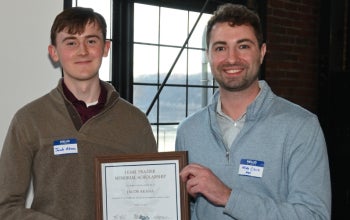 Undergraduate Jacob Akana receives J. Earl Frazier Memorial Scholarship