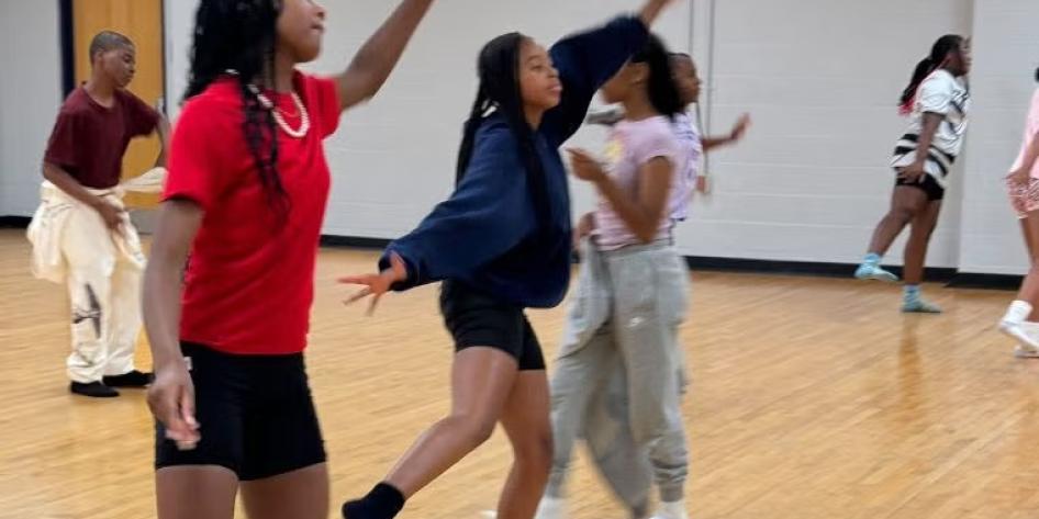 Kids in a gym