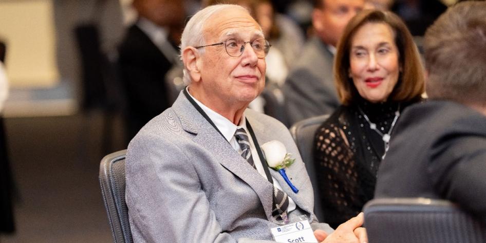 Scott Cowen at his table