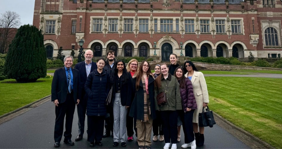 Participants of the "Spring Break in The Hague" program.
