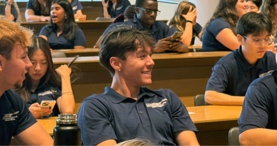 Students at the BSN Stethoscope ceremony