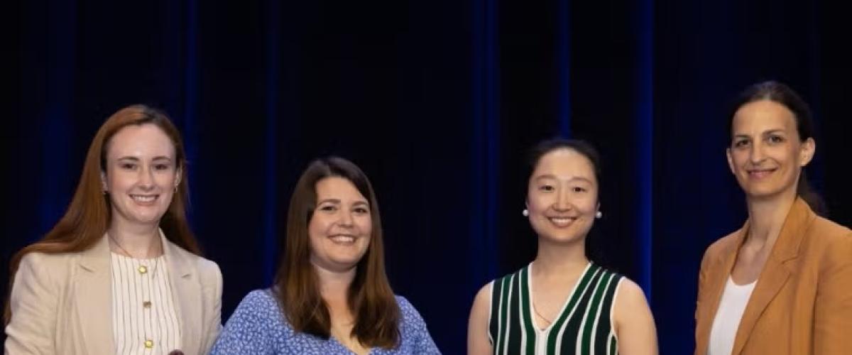 Xu Han with other recipients of the 2025 Fundamental Research Career Development Awards by the International Society on Thrombosis and Haemostasis.
