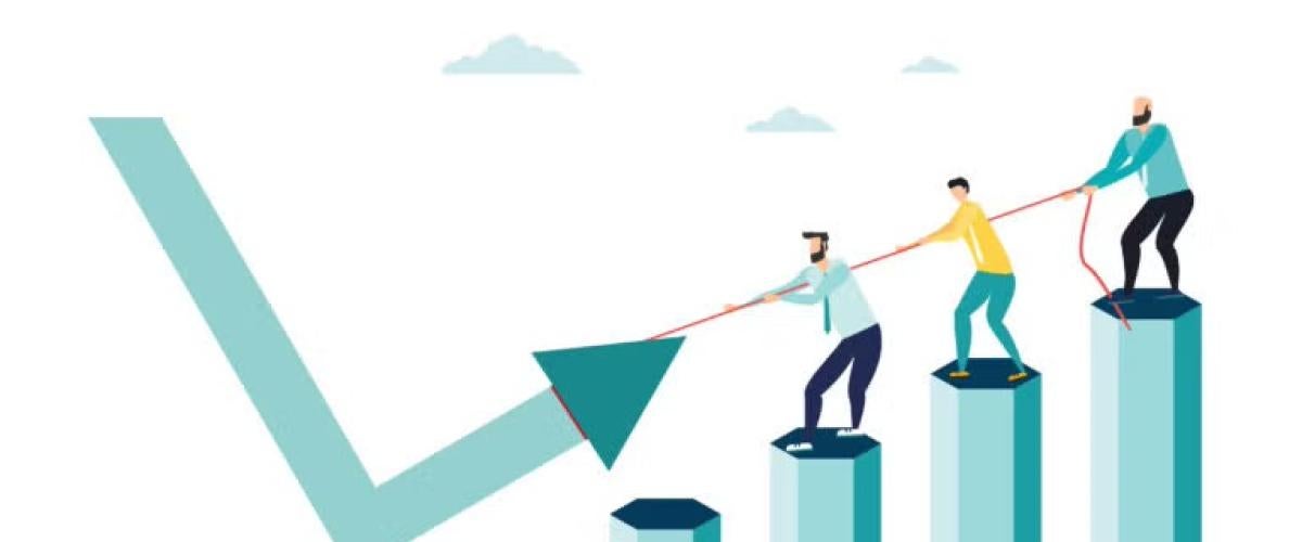 Economic V shape recovery