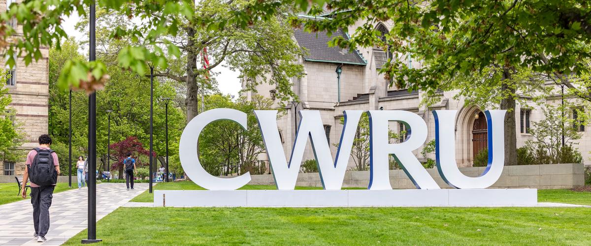 CWRU Letters outside of the Quad