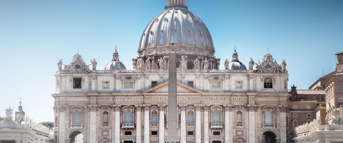 Photo of the Saint Peter’s Basilica in the Vatican