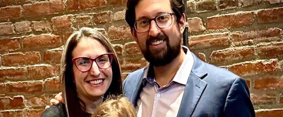 Sarah Gutin Barsman (pictured left) with family.