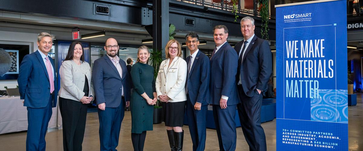 Photo of Matt Dolan, Julie Edgar, Ethan Karp, Bethia Cullis, Marcia Ballinger, Baiju Shah, Nick Barendt and Michael Oakes