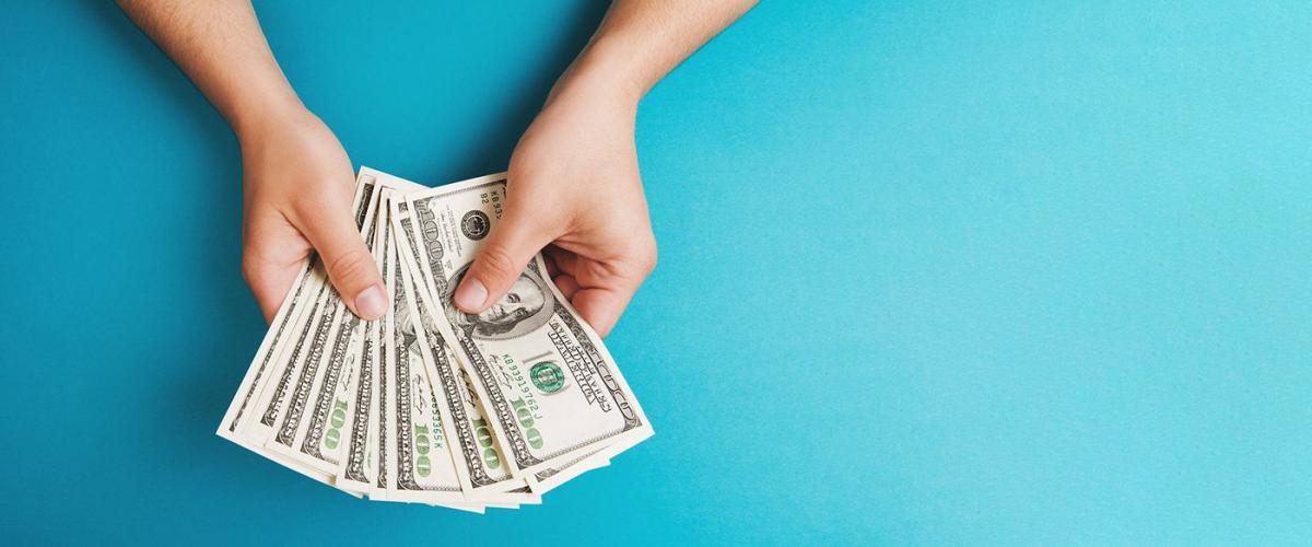 Person Holding Money