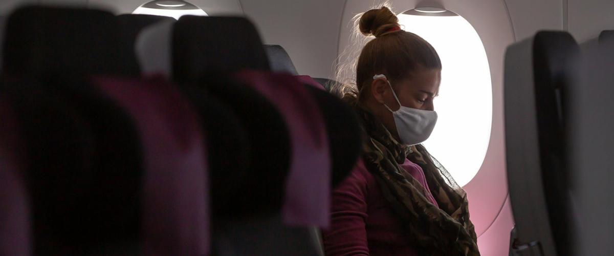WomanonPlane