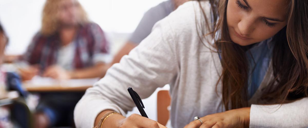 female-student-studying