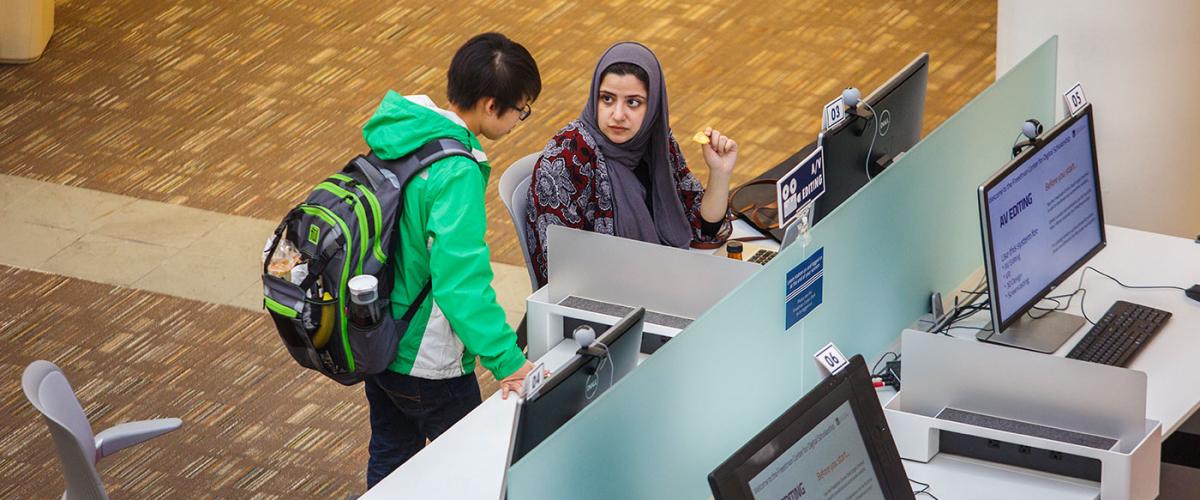 students-in-library