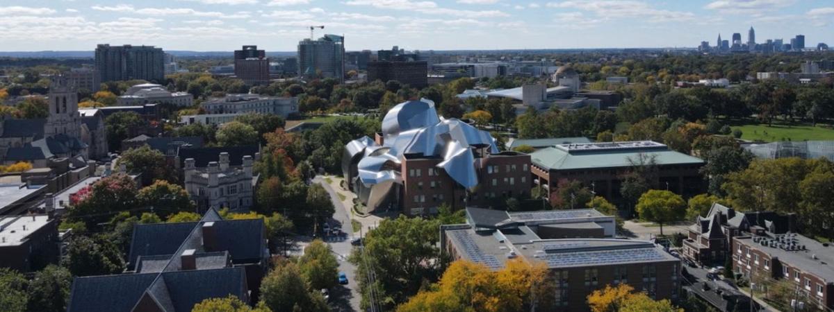 aerial of CWRU