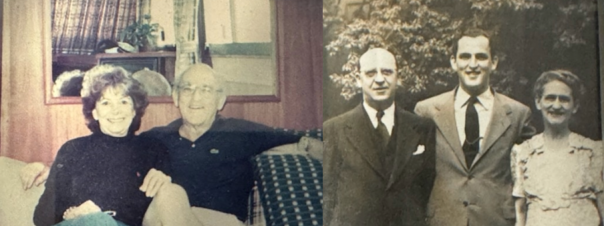 Photo of two generations of Rosen and Brooks 