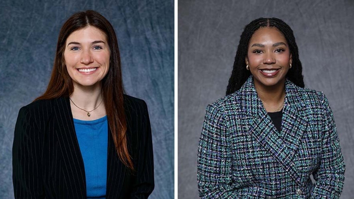 Kaylara Benfield and Jordyn Dawson